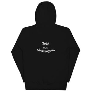 Unisex-Kapuzenpullover – Ich vermag alles durch Christus – Aus Überzeugung Christ