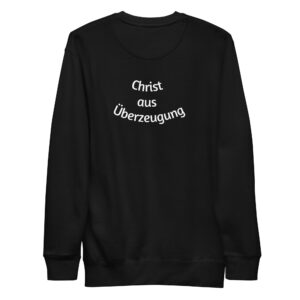 Unisex-Premium-Pullover – Ich vermag alles durch Christus – Aus Überzeugung Christ
